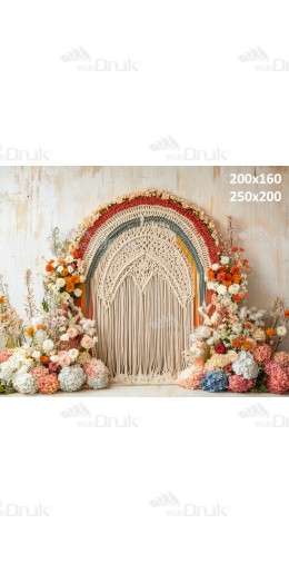 Tło fotograficzne Boho 3306